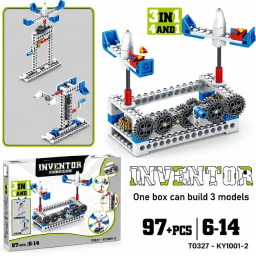 [KY1001-2] KY1001-2 Inventor Mechanical Kit 3 in one 